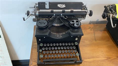 sold price antique royal typewriter august    pm edt