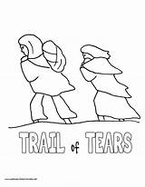 Trail Tears Coloring Drawing Oregon Pages Drawings Color Getcolorings Google History Printable Teaching Result Paintingvalley Choose Board Sg Adult sketch template