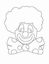 Clown Coloring Pages Printable Kids Face Sheets Clowns Print Bestcoloringpagesforkids Cute Getdrawings Drawing sketch template