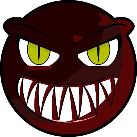 scary cartoon monster faces clipart best