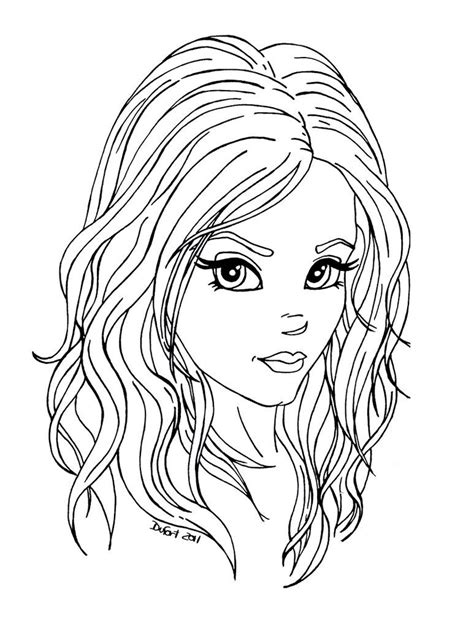 girl face coloring pages jacks   video pokercbh