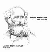 Maxwell Clerk James Imaging Science Cis Rit Physicist Understanding Scottish Contributed Electromagnetic Optics Radiation Mathematical Through His Color sketch template