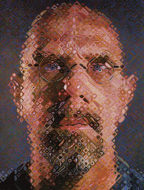 Pixels And Painting Chuck Close And The Fragmented Image
