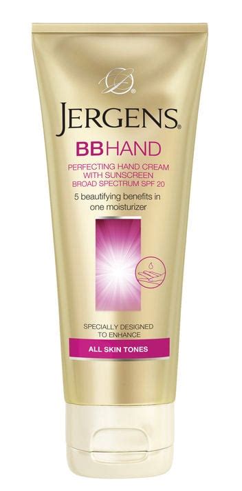 jergens bb hand perfecting cream spf 20 new sunscreens