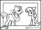 Coloring Pages Pony Big Little Macintosh Cheerilee Mlp Colouring Kids Colors Team sketch template