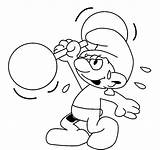 Smurf Robusto Coloring Hefty Tudodesenhos Wecoloringpage sketch template