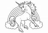 Unicorn Ausmalbilder Einhorn sketch template