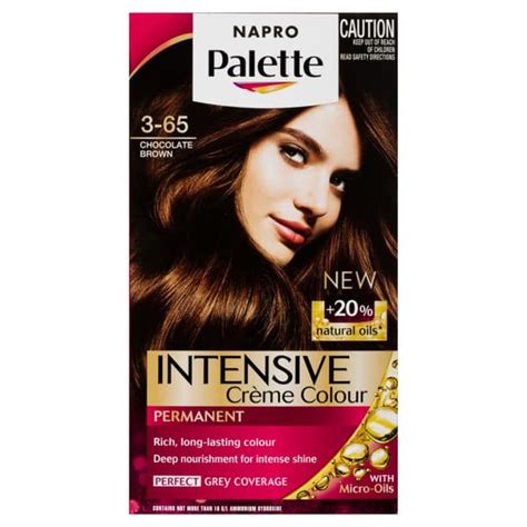 buy napro palette permanent hair colour 3 65 chocolate brown online