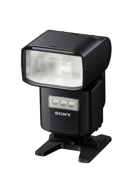 sony external flash  wireless radio control camera flash black