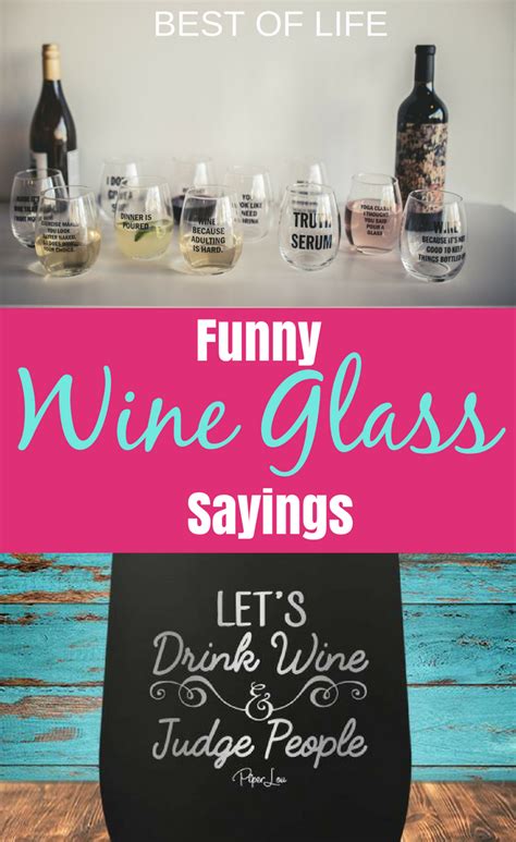 10 Funny Wine Glass Sayings Wine Glass Ts The Best