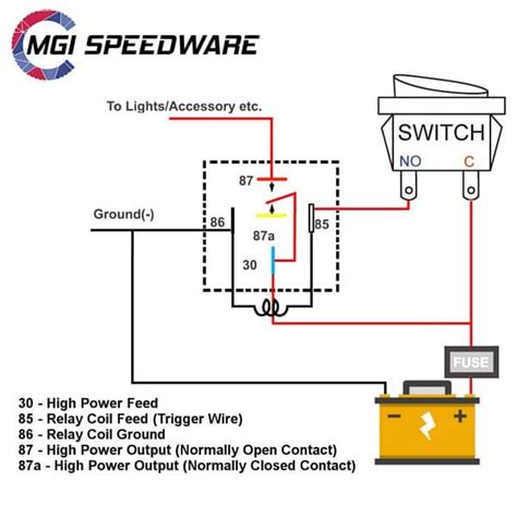 relay  volt wiring diagram