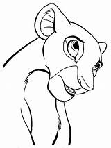 Kiara Coloring Lion sketch template