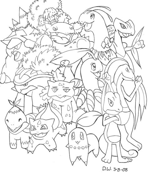 pokemon starters coloring pages printable coloringpages