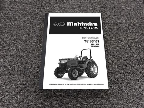mahindra  wheel tractor  series parts catalog manual ebay