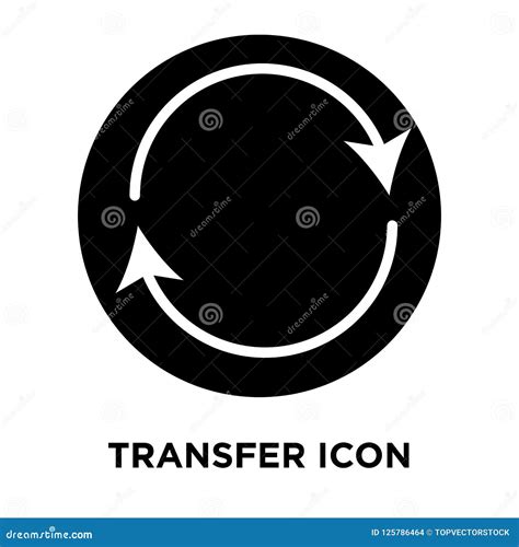 transfer icon vector isolated  white background logo concept stock