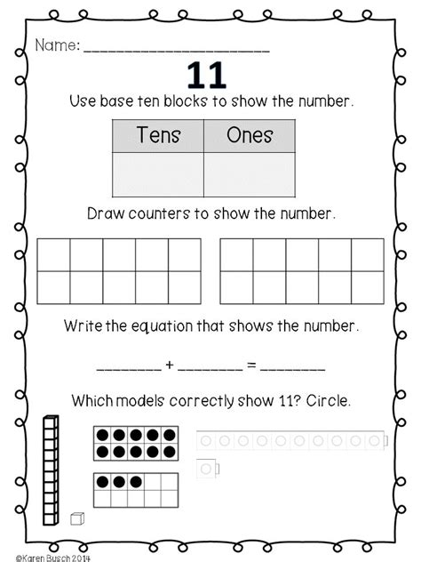 images  decomposing numbers kindergarten worksheets