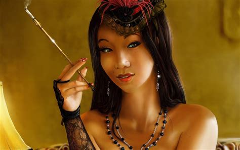 hd modern geisha wallpaper download free 150119