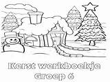 Kerst Werkboekje Minipret Kleurplaten Werkbladen Kerstmis Printen Knutselen Werkboekjes Afkomstig sketch template