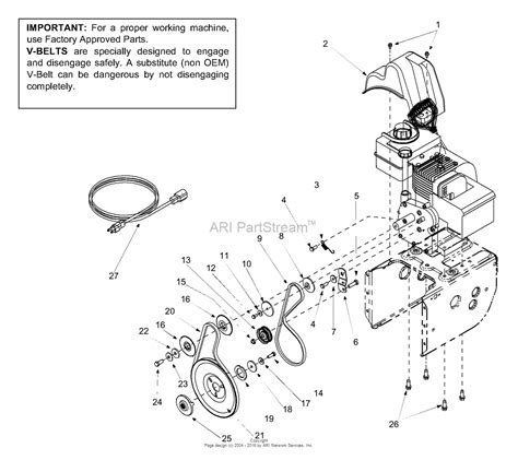 mtd asd  parts diagram  drive engine accessories