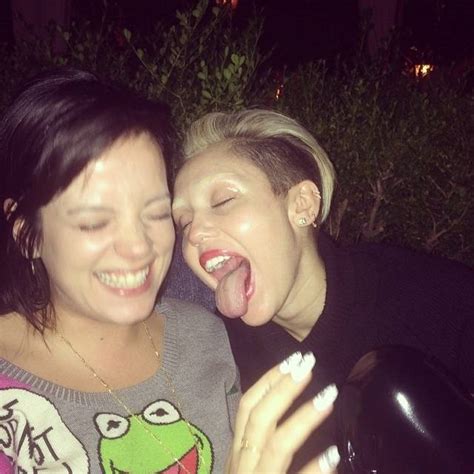 miley cyrus bleaches her eyebrows recruits lily allen as a bff metro