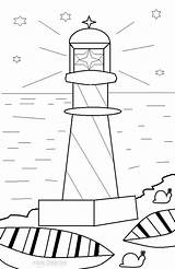Phare Leuchtturm Coloring Kostenlos Cool2bkids Ausdrucken Coloriages Malvorlagen Lighthouses Gratuits sketch template