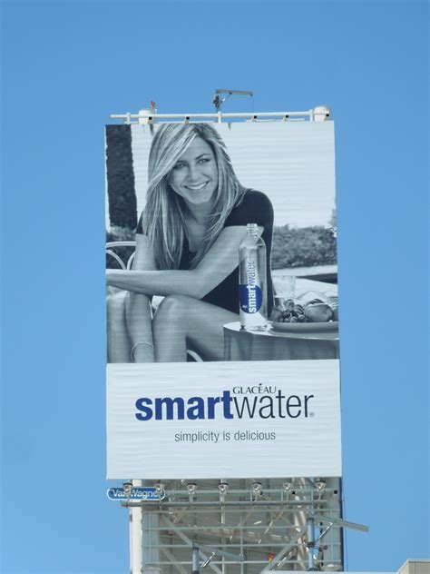 jennifer aniston smart water billboard
