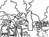 Testament Biblicas Gomorrah Sodom Pecado Pillar Coloriage sketch template