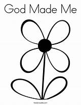 Coloring God Made Special Pages Clipart Everything Library Blooming Flowers Collection Popular sketch template