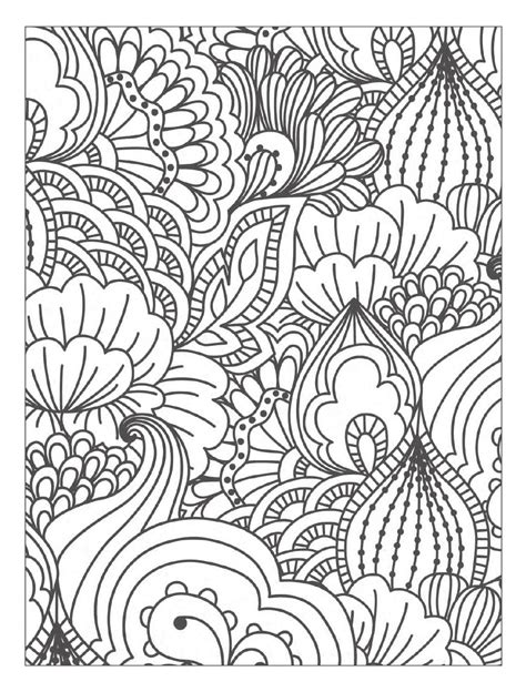 detailed flower coloring page  svg png eps dxf file