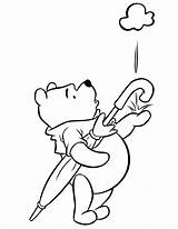 Coloring Pages Rain Pooh Winnie Popular Library Clipart Coloringhome sketch template