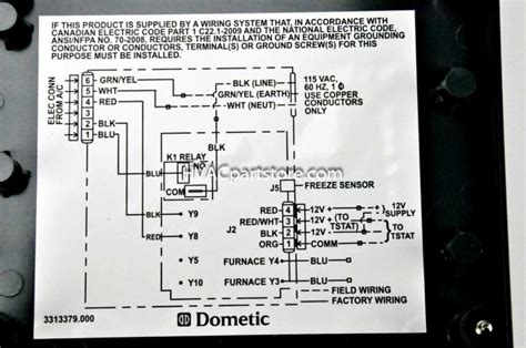 duo therm rv furnace thermostat wiring diagram ac wiring diagram