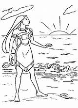 Pocahontas Stampare sketch template