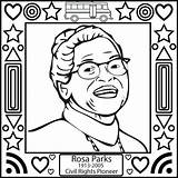 Coloring History Rosa Parks Month Pages Walker Cj Bus Madam Kids Drawing Printables Printable Sheets Preschool Sheet Print Clipart Color sketch template