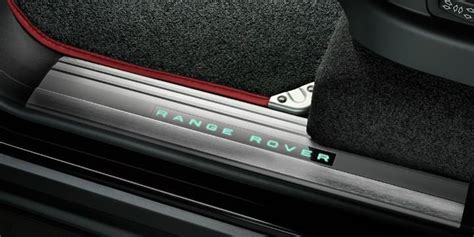 purchase range rover tread plate set illuminated genuine oem sill plates  fort myers
