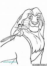Kiara Coloring Pages Lion King Color Getcolorings sketch template