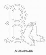 Coloring Boston Red Pages Celtics Sox Dodgers Tea Party Logo Printable Angeles Los Color Sheets Getcolorings Comments sketch template