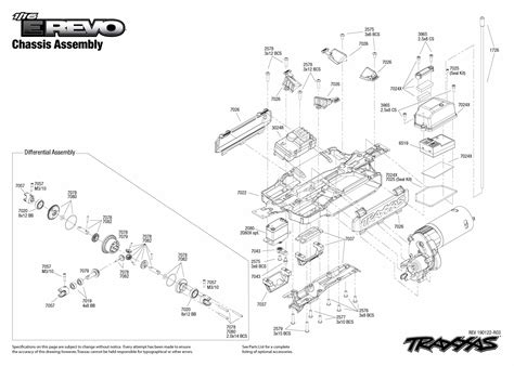 revo chassis assembly exploded view traxxas