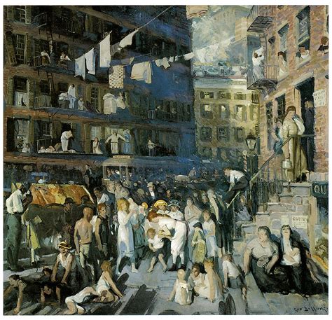 cliff dwellers painting  george bellows