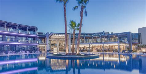 rethymnon luxury beach hotel enjoy  star holidays  rethymnon