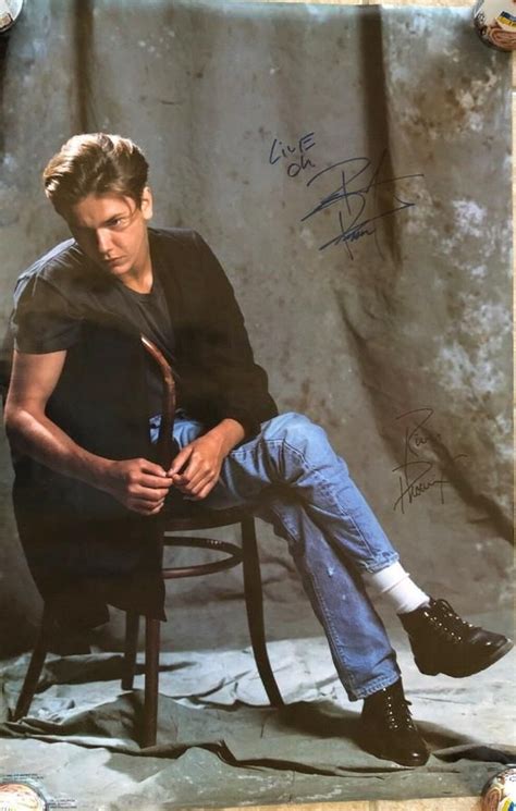 River Phoenix Signed Poster Stand By Me 1989 Original Vintage