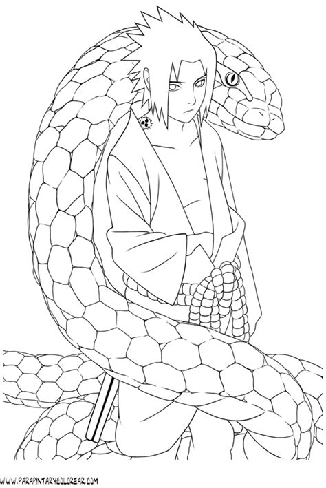 Dibujos Para Colorear De Naruto 030