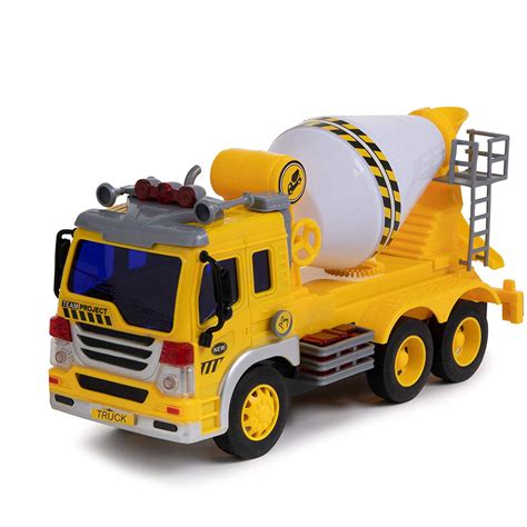 bruder toys man cement mixer  realistic turning mixing barrel