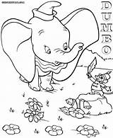 Dumbo Coloring Pages Colorings sketch template