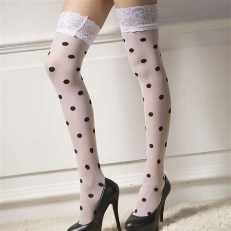 Beautiful Sexy Women Net Stockings Thigh High Stockings Lace Thigh