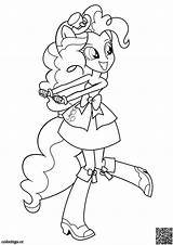 Pinkie Equestria Colorings Consent sketch template