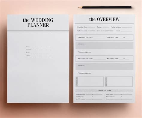 wedding planning checklist samples  google docs ms word