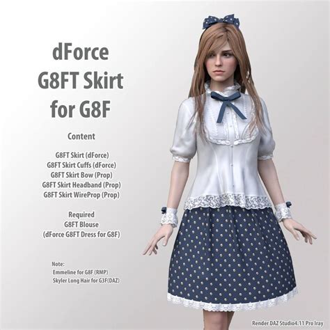 dforce g8ft skirt for g8f render state