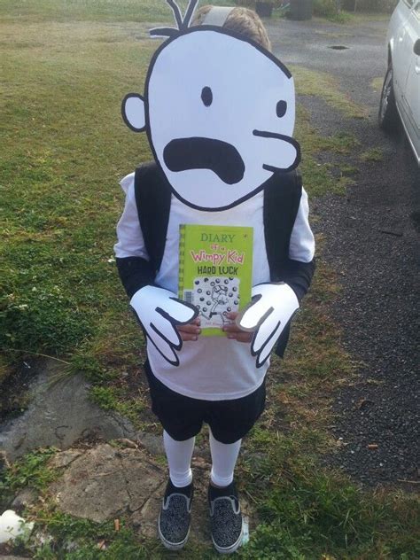 diary   wimpy kid costume  book week classroom pinterest