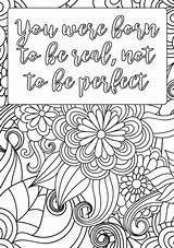Coloring Pages Positive Mindset Self Affirmations Sheets Printable Esteem Growth Colouring Kids Resilience Quote Adults Words Inspirational Print Adult Quotes sketch template