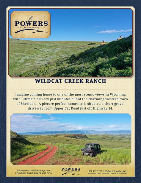 wildcat creek ranch  powerslandbrokerage issuu